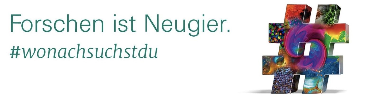 Banner mit 3D Hashtag in Regenbogenfarben und Slogan 