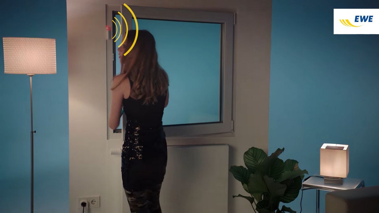 Teenager in partyclothes tries to sneak out the house