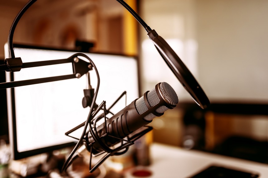 Professional Microfon for Podcast